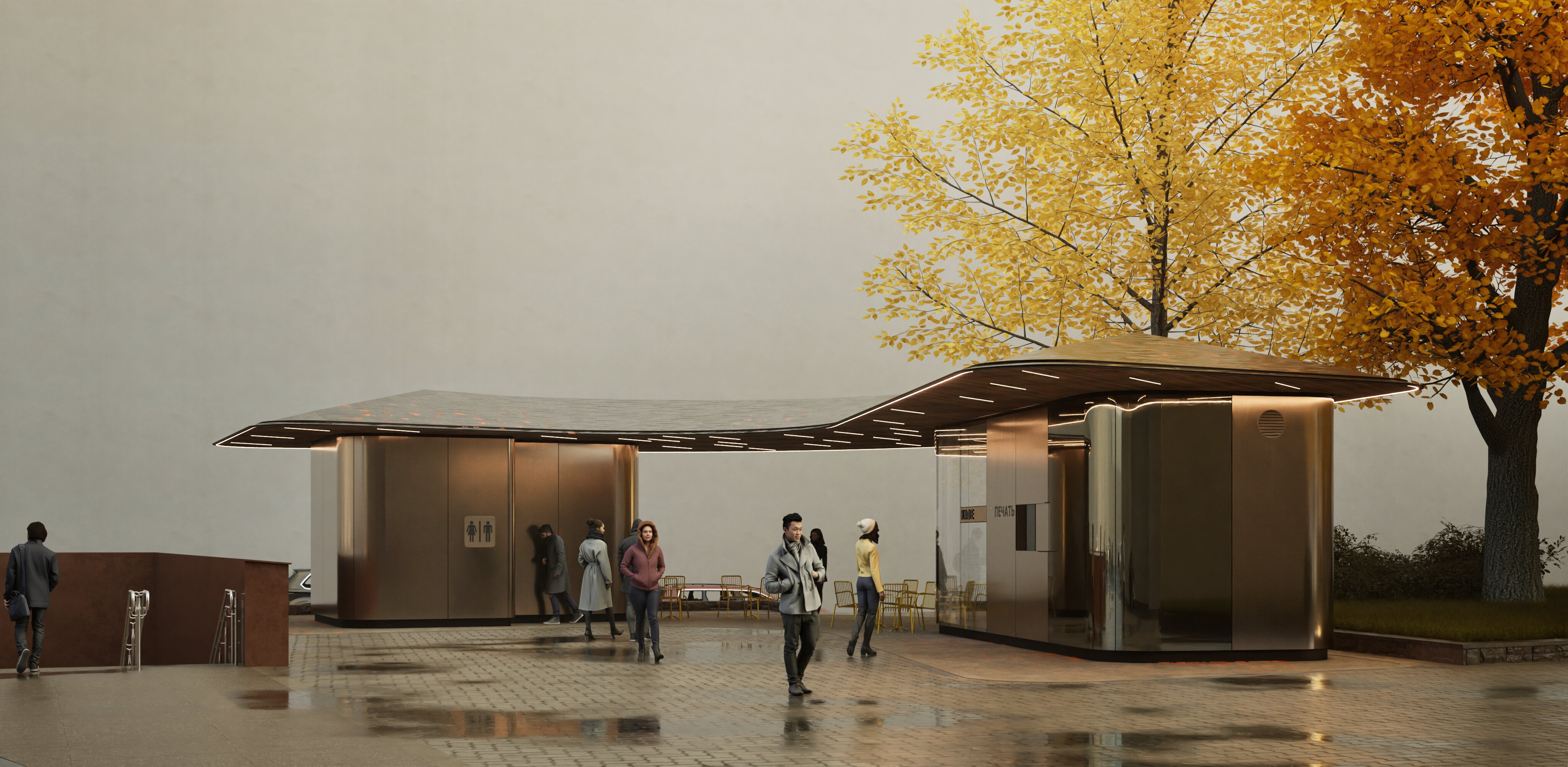 莫斯科公共 pavilion 建筑概念设计-0