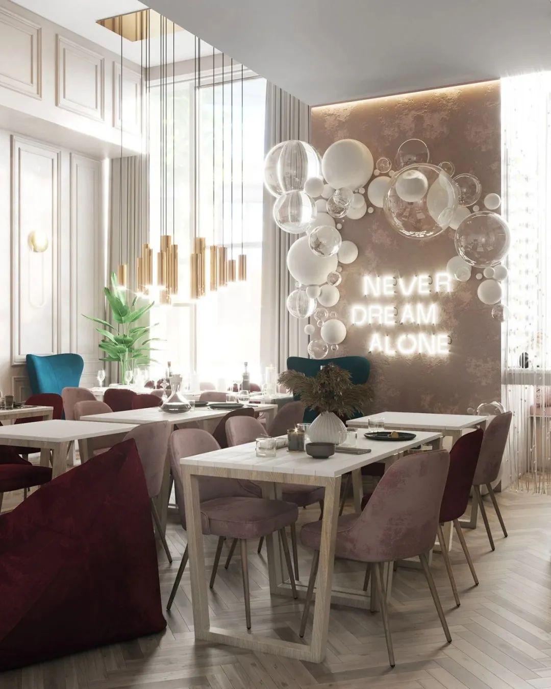 莫斯科新生活家庭咖啡厅——色彩斑斓的儿童友好空间-18