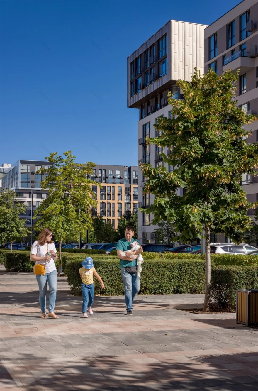 基辅 Fayna Town 住宅区景观丨乌克兰基辅-21