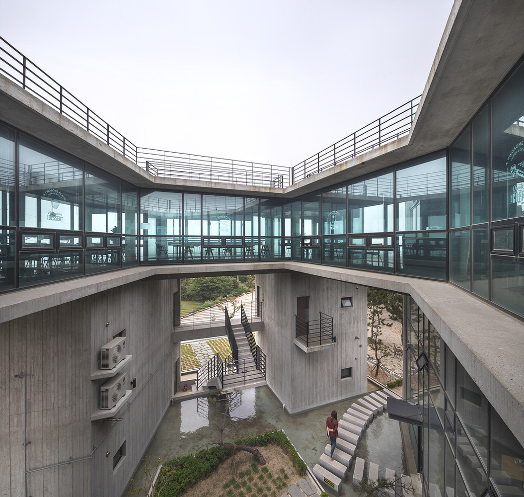 韩国日出之城的五边形商业建筑-27