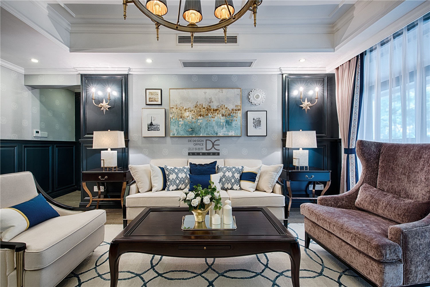 北京遇上西雅图 | 中美混搭风家居设计案例-1