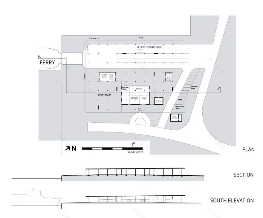 直岛客運碼頭(海之驛站直島)丨日本香川丨SANAA(妹島和世,西澤立衛事务所)-42