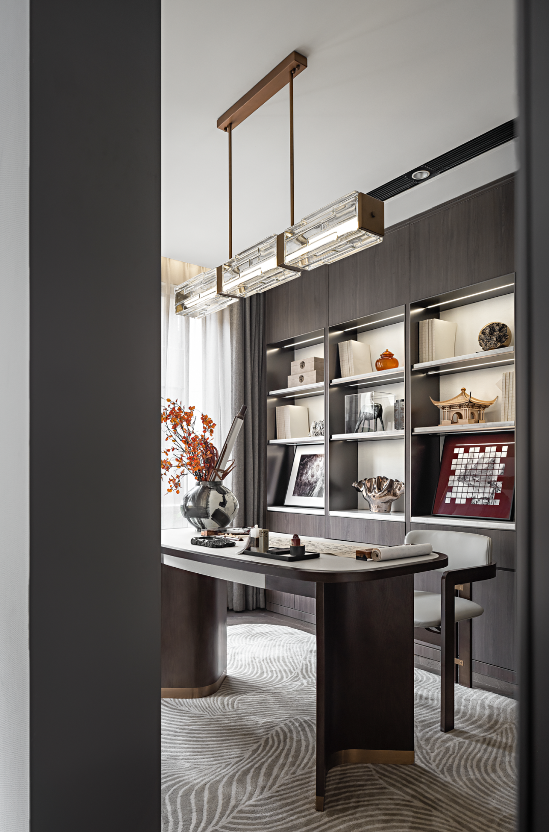 中奥九江甘棠朗境 300㎡样板间丨中国九江丨UMA 伍玛设计-37