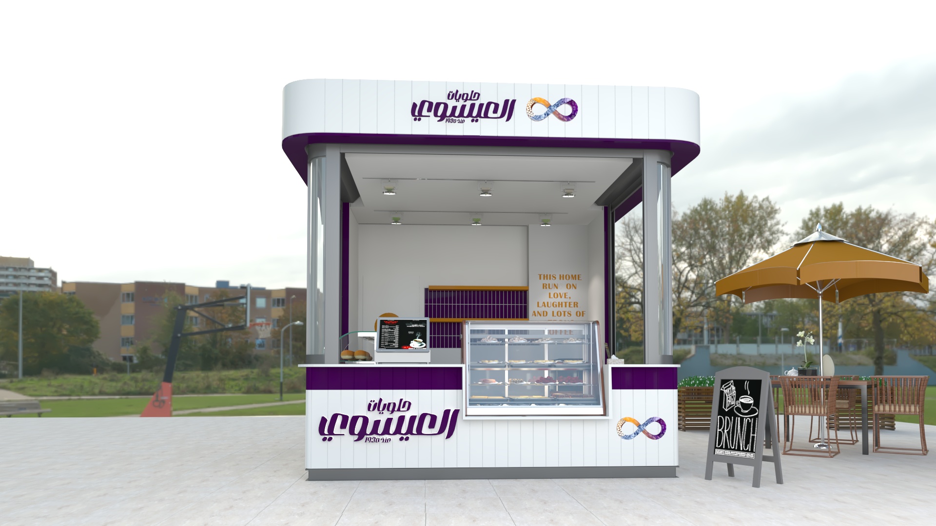 Modern Coffee Kiosk Design（现代咖啡亭设计）-4