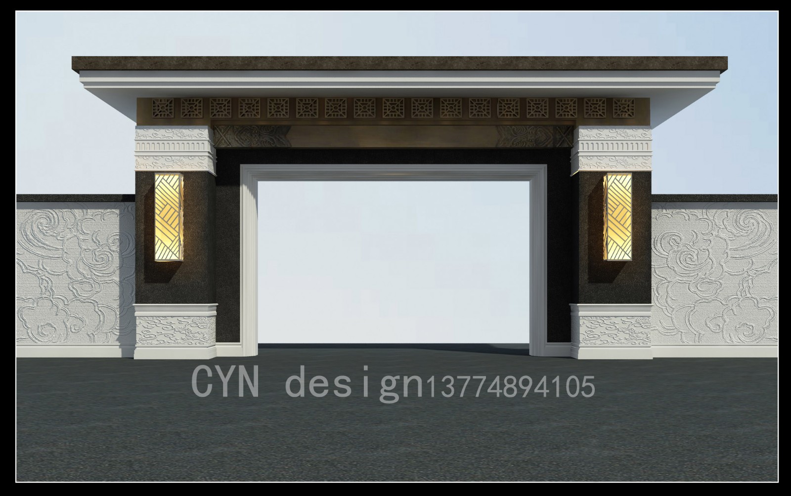 泉州晋江自建现代中式别墅-1