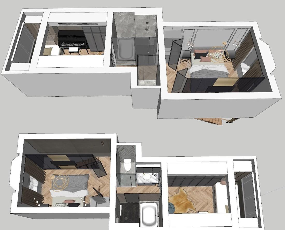 轻奢复式住宅,打造精致生活空间-44
