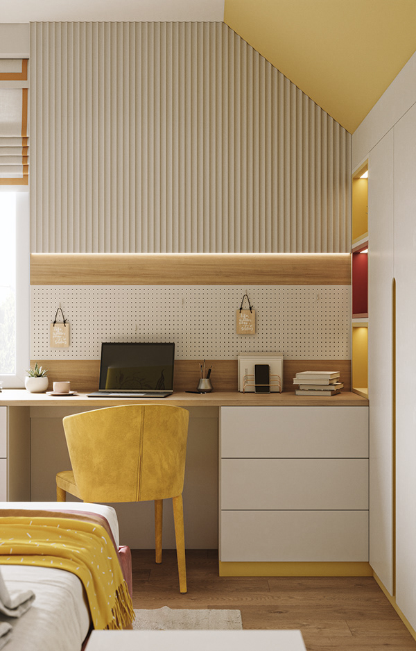 乌克兰 110㎡浅色系公寓设计-31