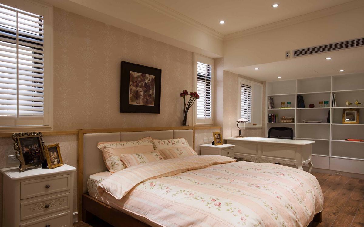 李干才打造乡村风情别墅 | 书香红砖壁炉,自然木头书柜-16