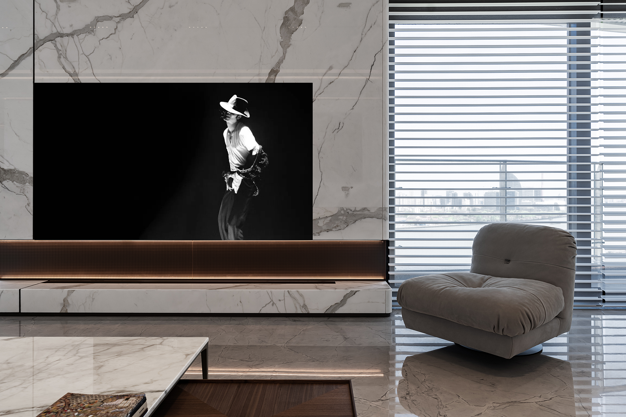 魔都陆家嘴 420㎡艺术大平层私人住宅丨中国上海丨循光空间-23