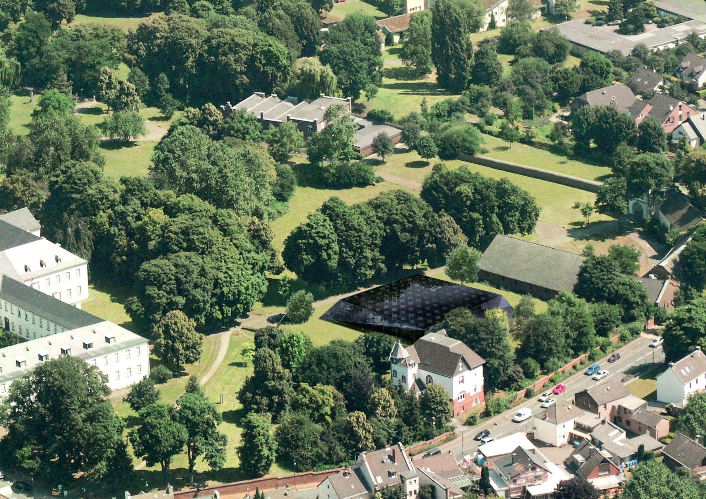 德国科隆博劳威尔艺术仓库,绿色环保、室内外和谐共生-4