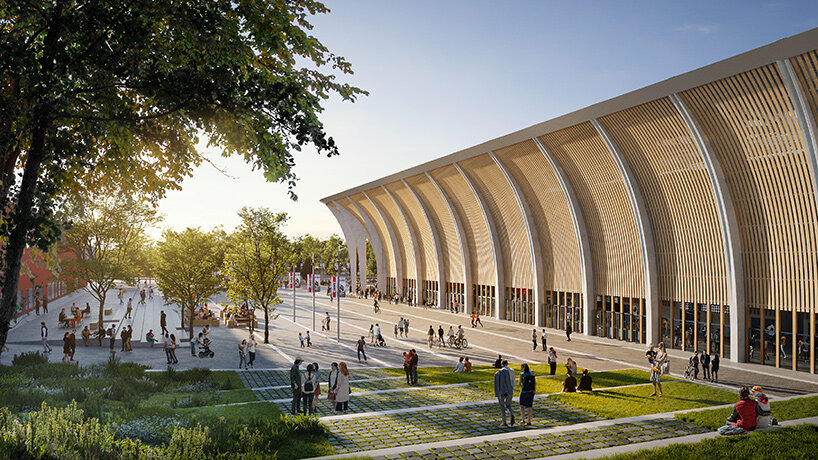 融入森林的丹麦 Aarhus Stadium，Zaha Hadid 建筑事务所打造“森林竞技场”-12