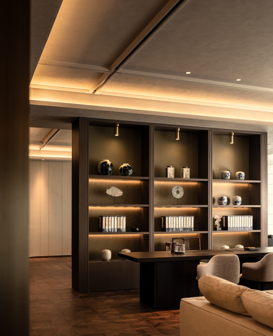 东意西境下的空间叙事(企业CBD办公中心及休闲会所)丨中国宁波丨中赫设计-14