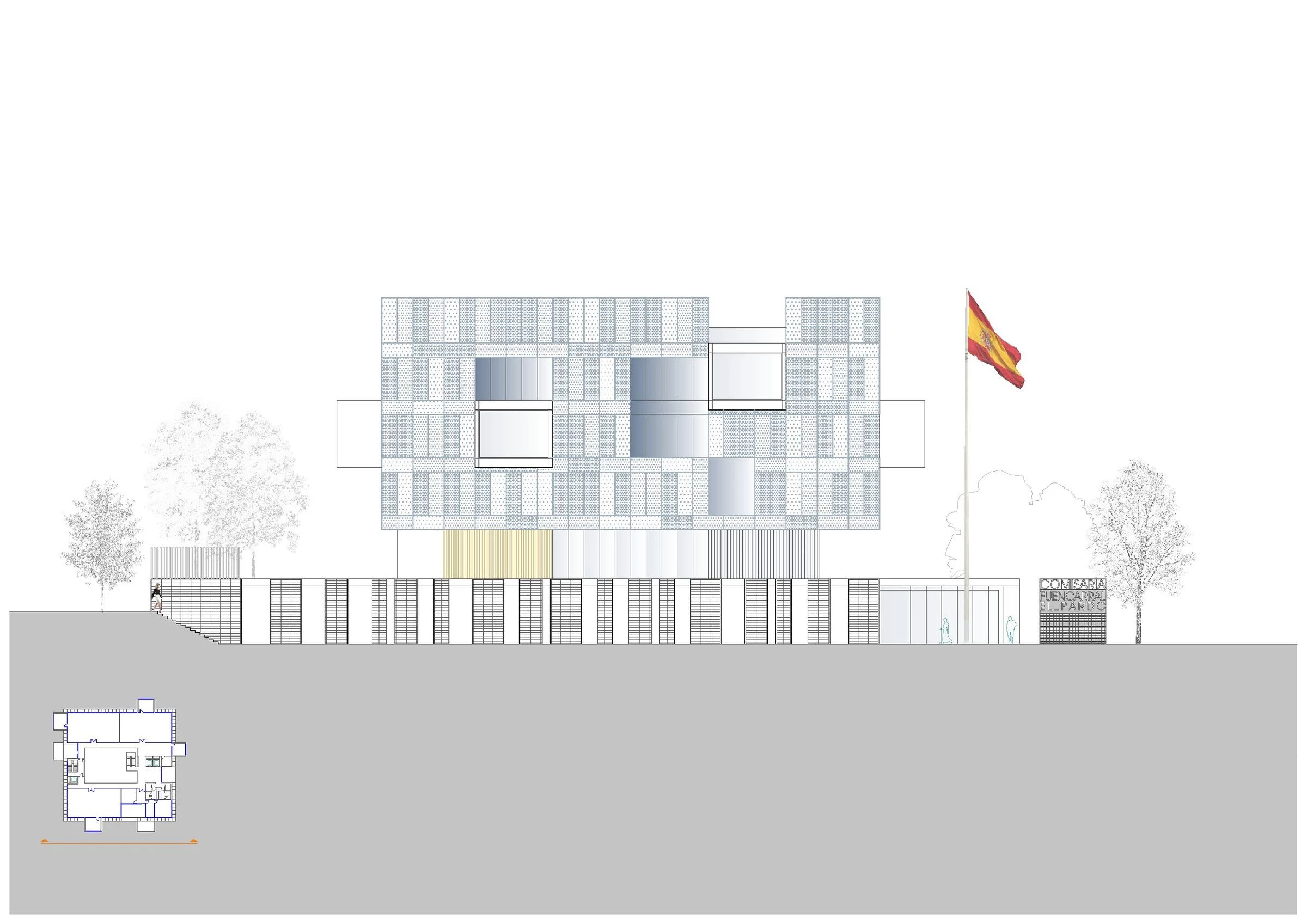 FuencarralEl Pardo 警察局丨西班牙马德里丨Voluar Arquitectura-55