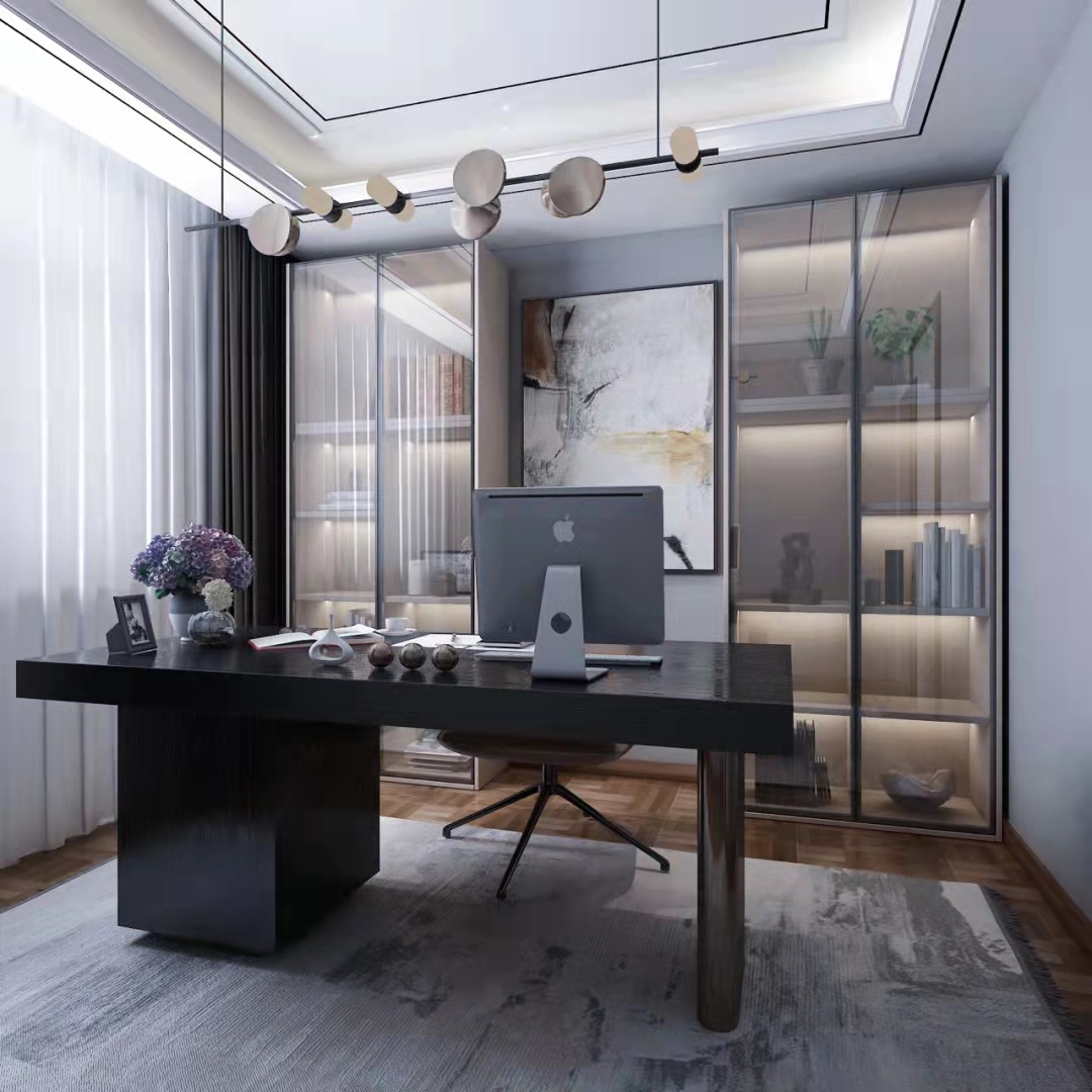 现代轻奢简约风效果图-1