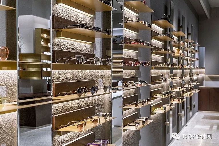 用玻璃与黄铜贯穿空间·北京阿目眼镜店铺-18