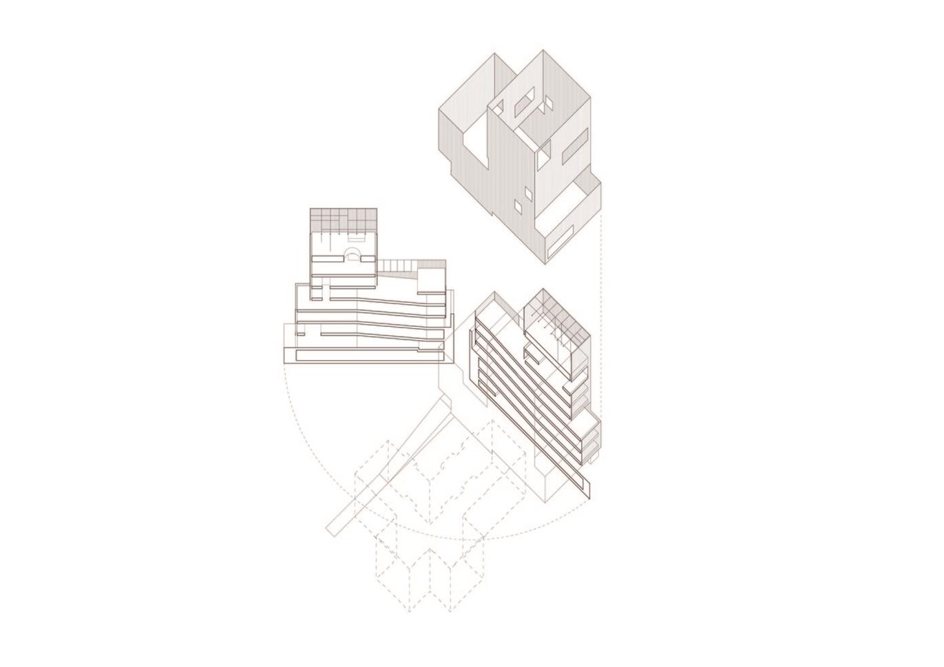 曲折的穿孔铝板外立面综合体设计丨墨西哥华雷斯丨戈者设计-24