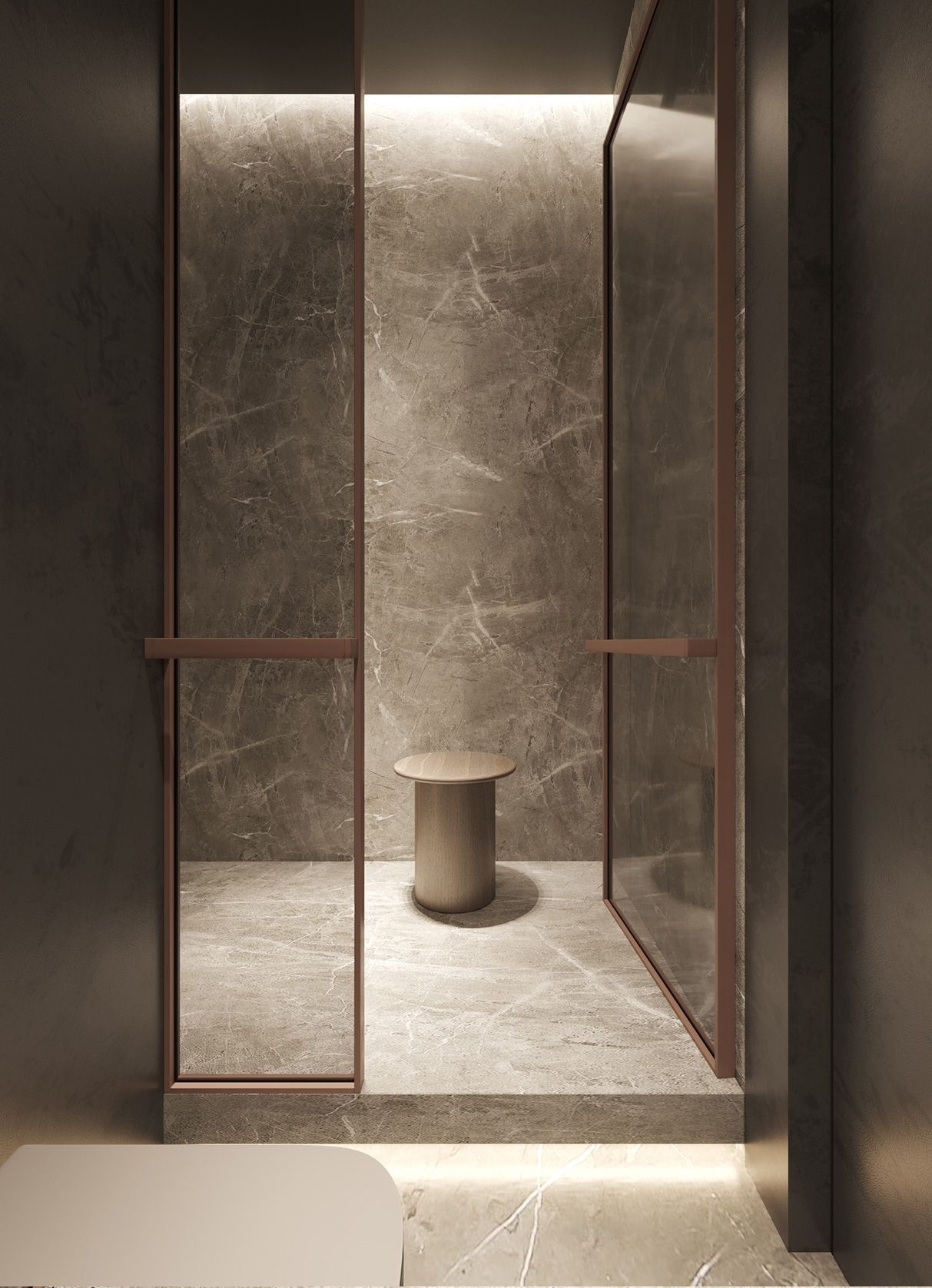 87㎡灰木+黄铜 既温暖又优雅！-22