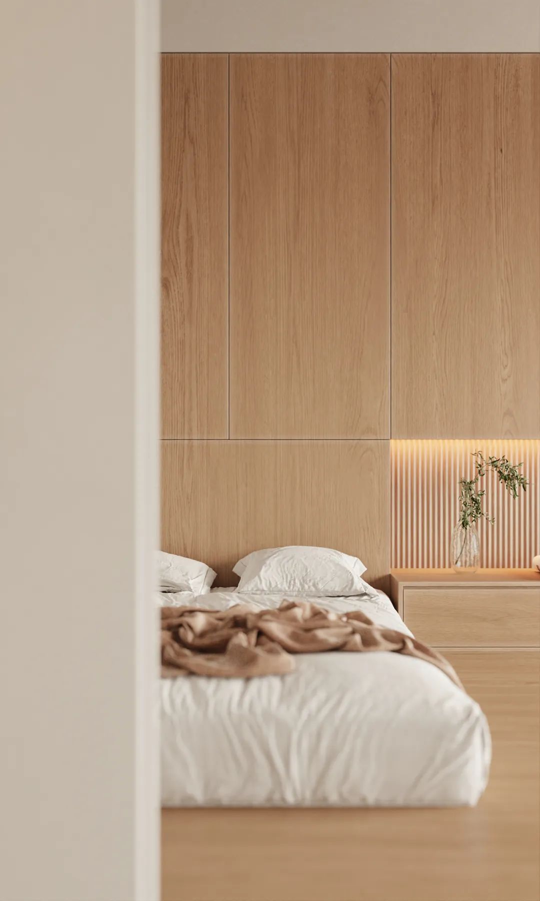 心灵归属之所，恣意的奶油系极简风 | 与空间设计-36