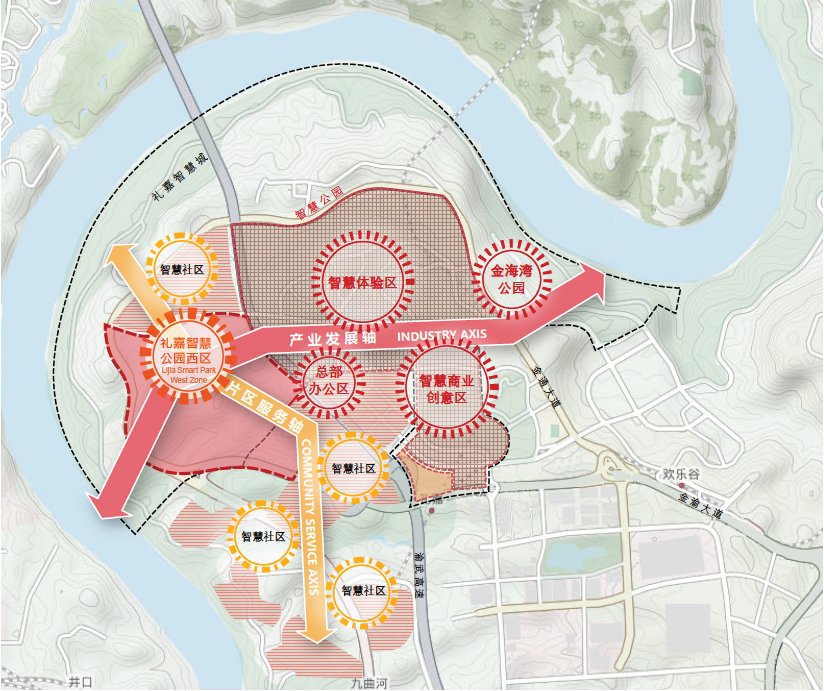 重庆礼嘉智慧公园创新中心西区地块项目丨中国重庆丨Aedas 与中建西南院联合体-15