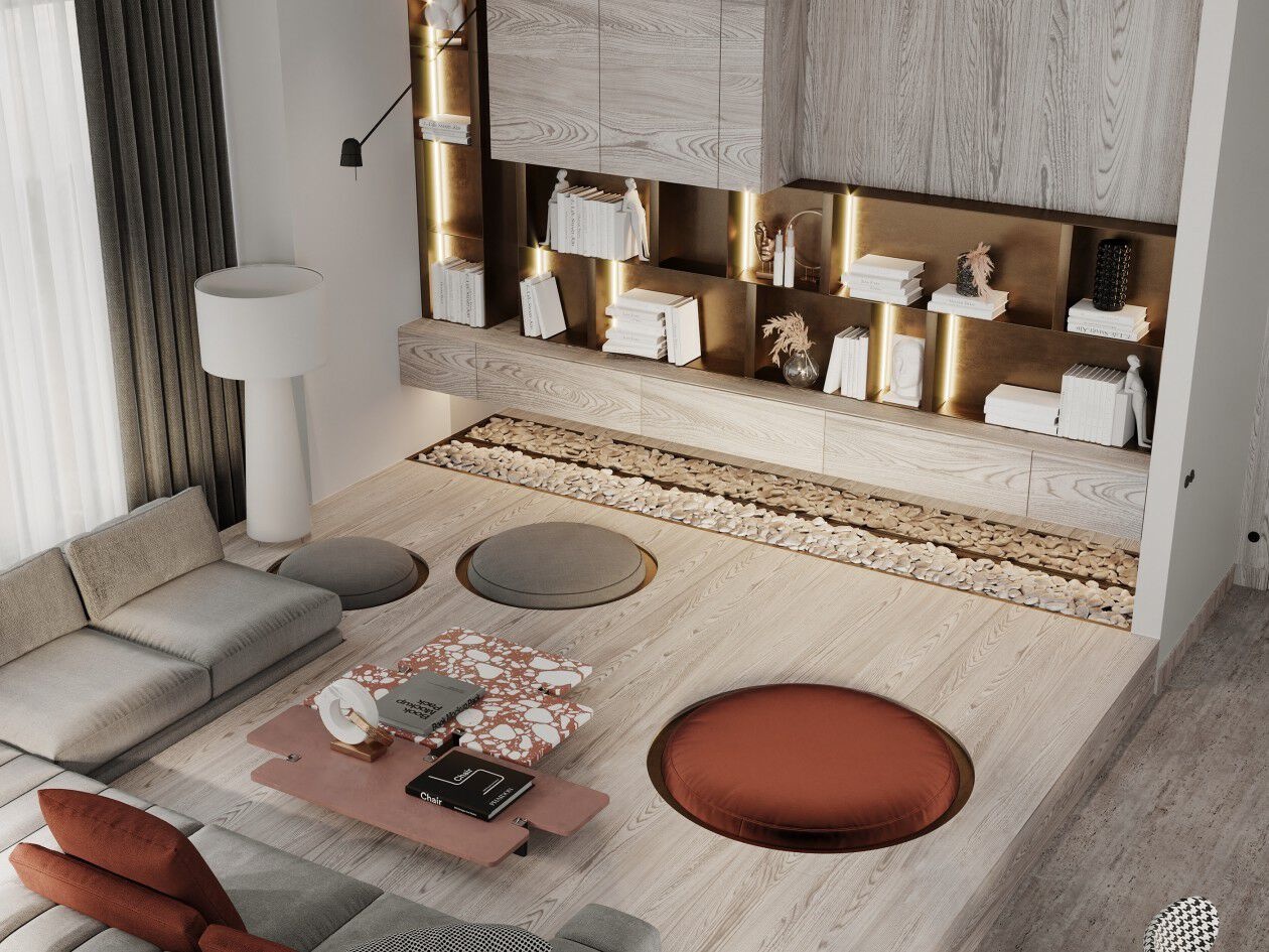 120㎡多彩居住空间，细节丰富！-4