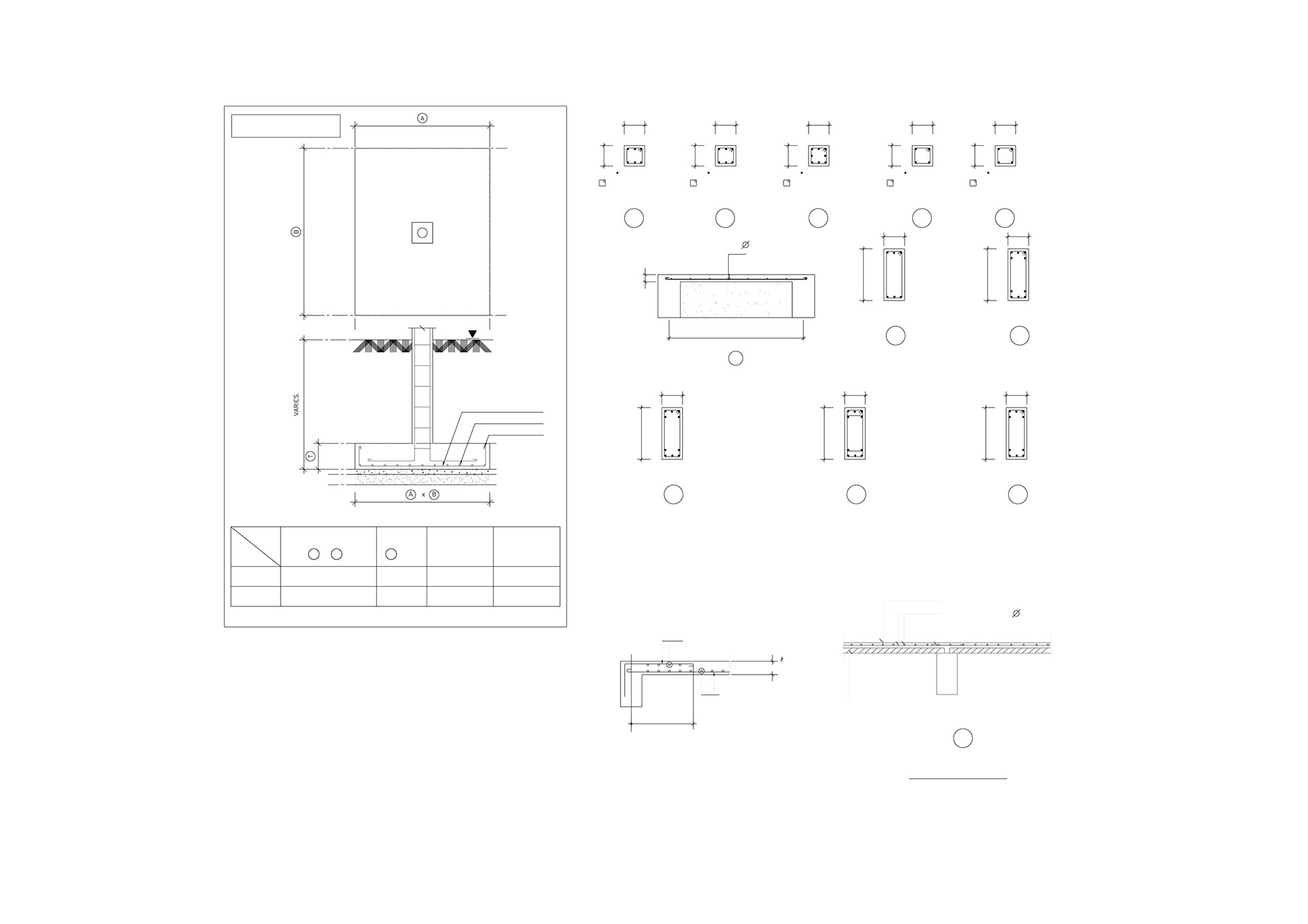 architectural drawing of residential house-43
