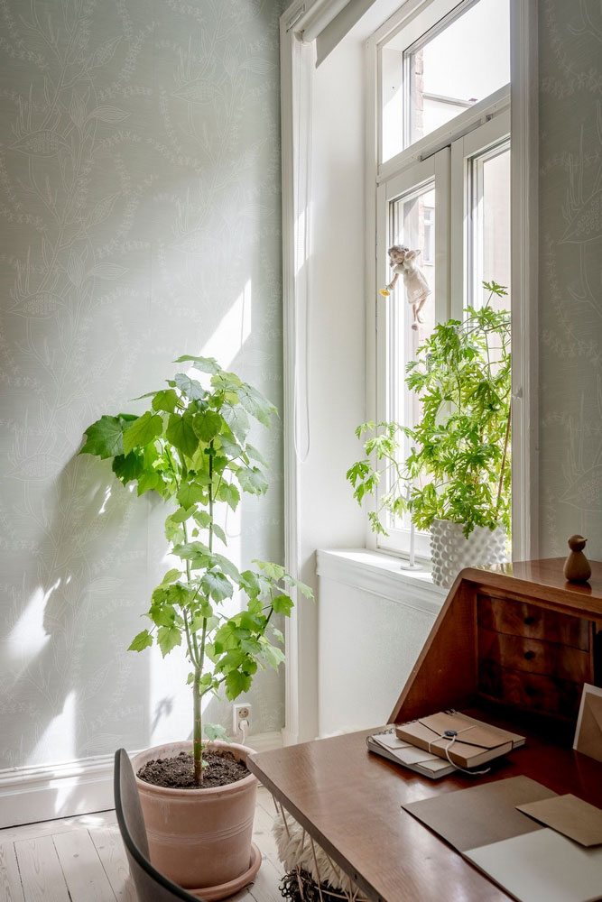 色彩斑斓的瑞典公寓 | 现代艺术装点生活空间-19