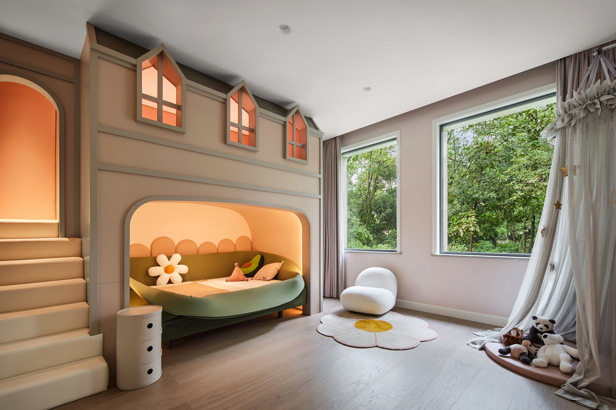 四川成都·锦官新城1000㎡ 森系自然住宅设计丨中国成都丨STUDIO.Y室内设计事务所-95