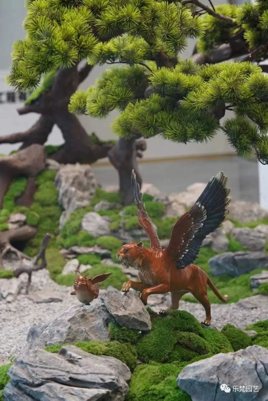 罗汉园林新办公区中庭景观丨中国成都丨成都乐梵缔境园艺有限公司-22