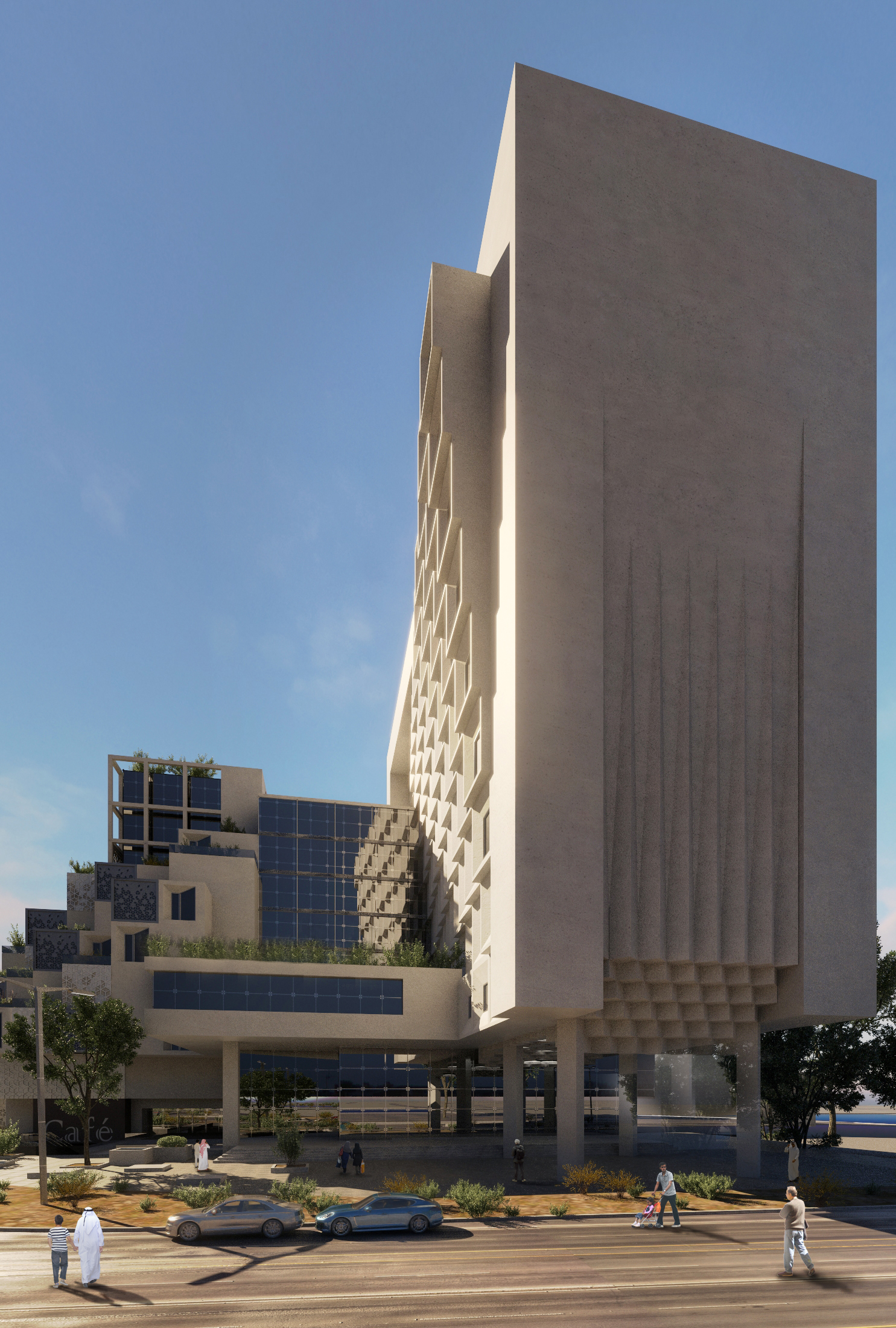 旧城新生的绿色综合体设计-18