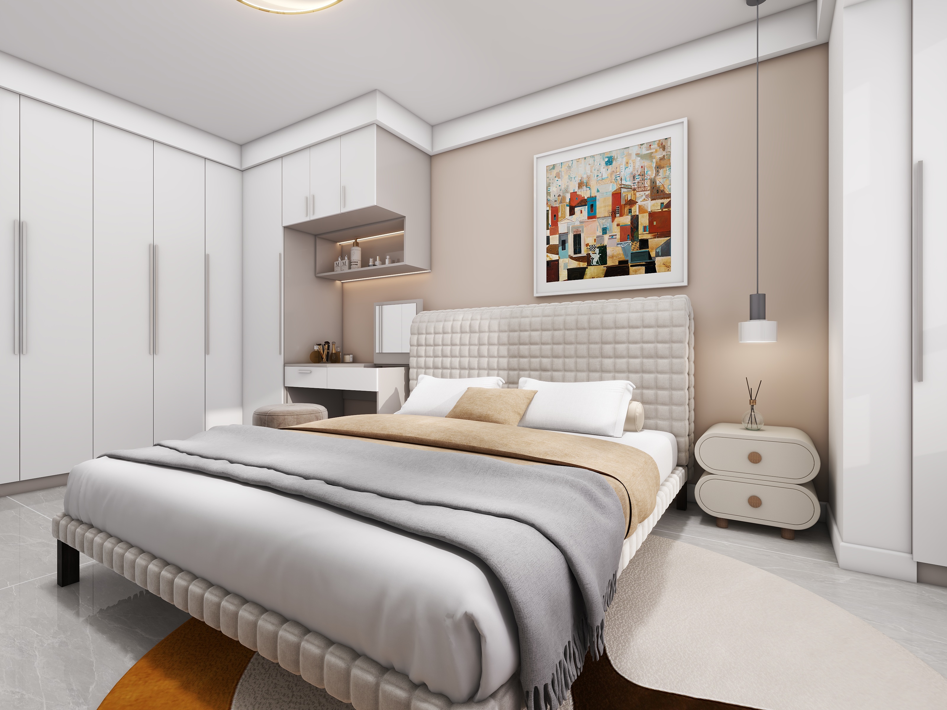 陕西安康万达one（119平方现代简约四居室）-29