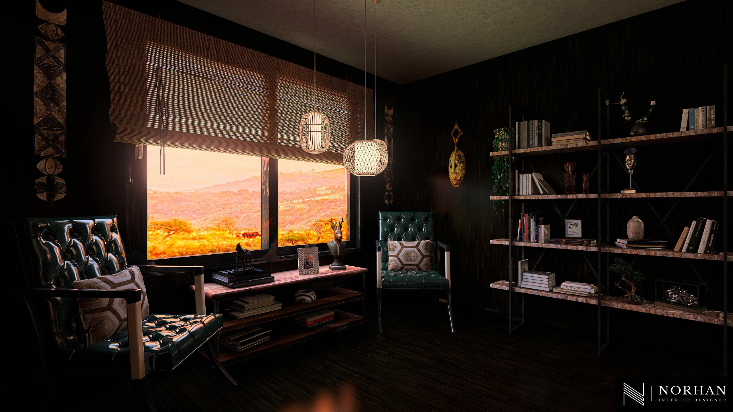 Apartement in African style-9