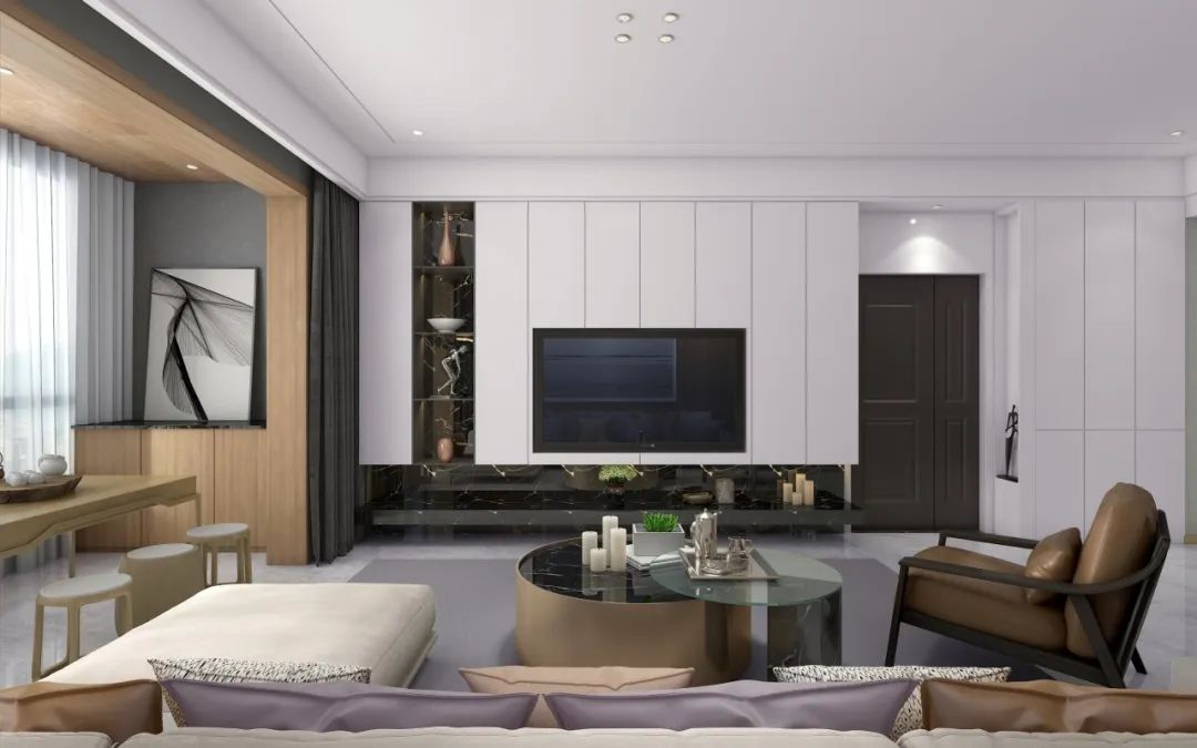 现代简约风格,打造 150㎡三室两厅的温馨家居-14