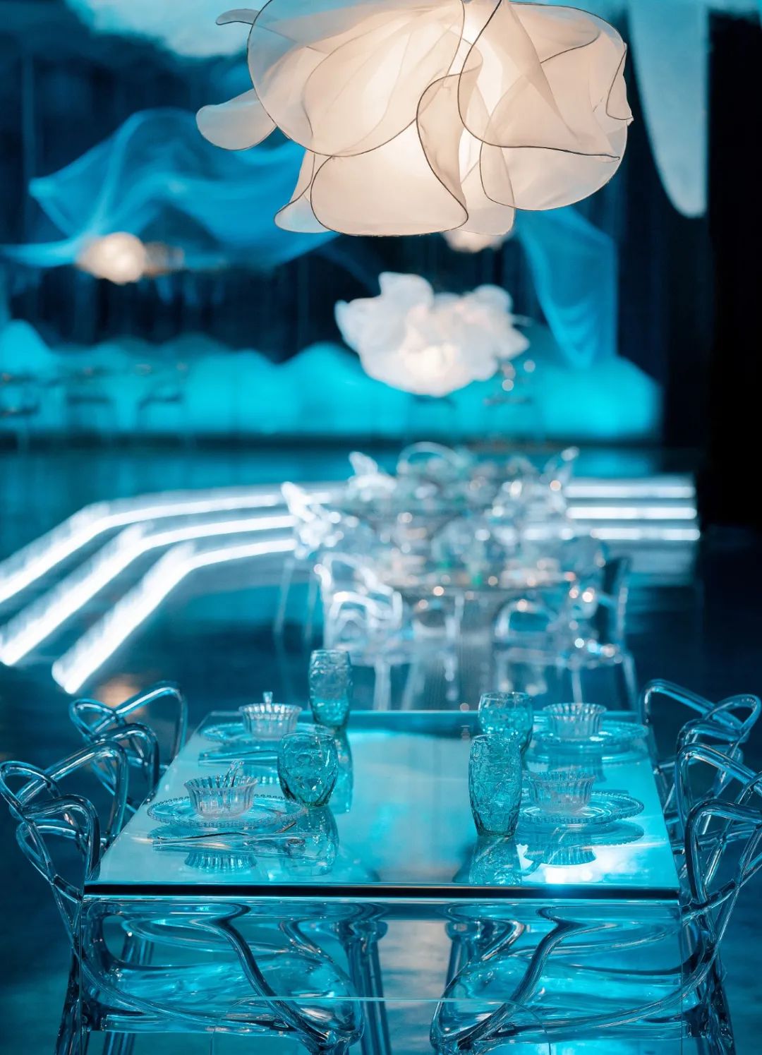 重庆 600㎡概念餐厅“云兮”水墨云雾的梦幻空间-38