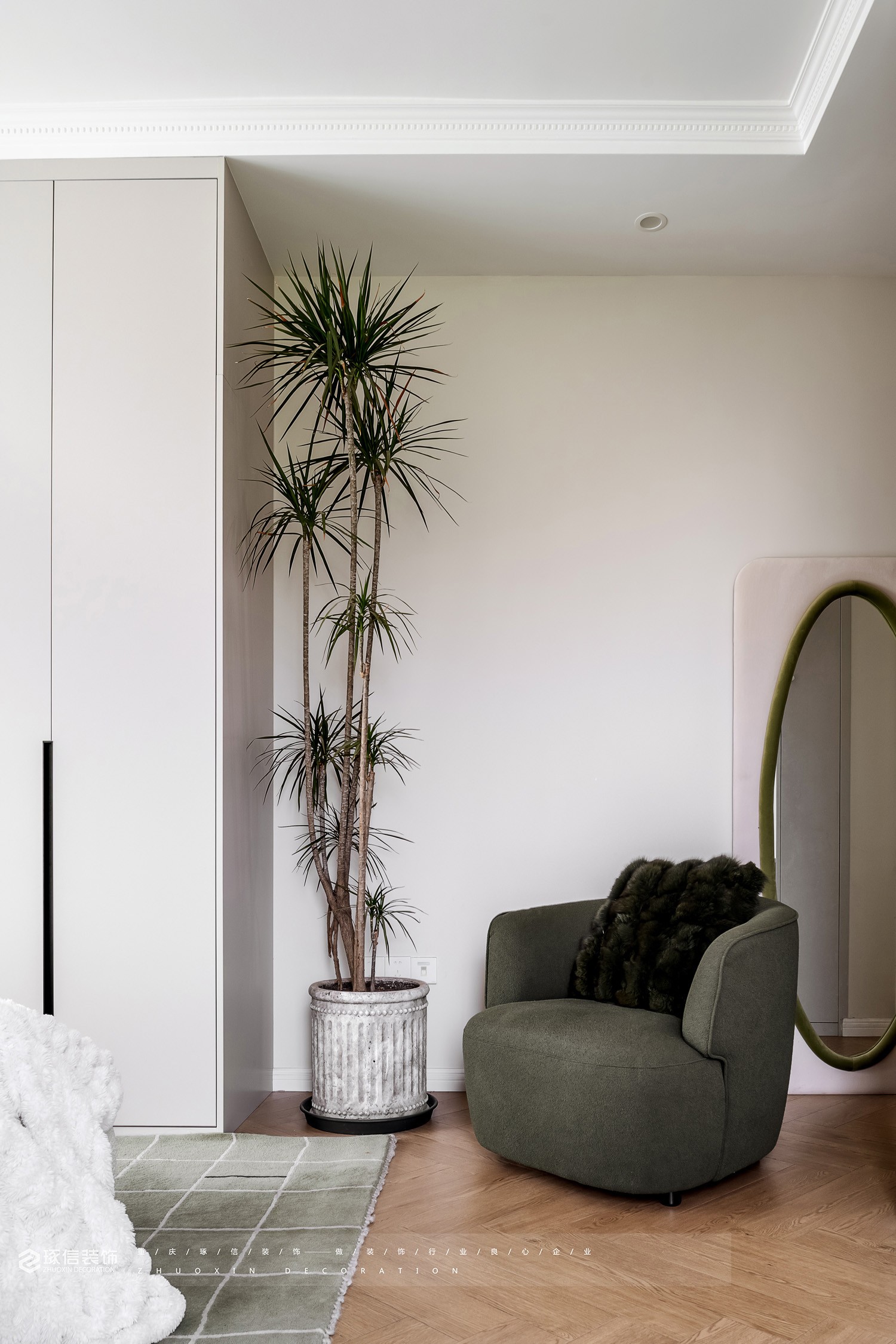 123m² 简约至美,品味法式风丨琢信装饰-28