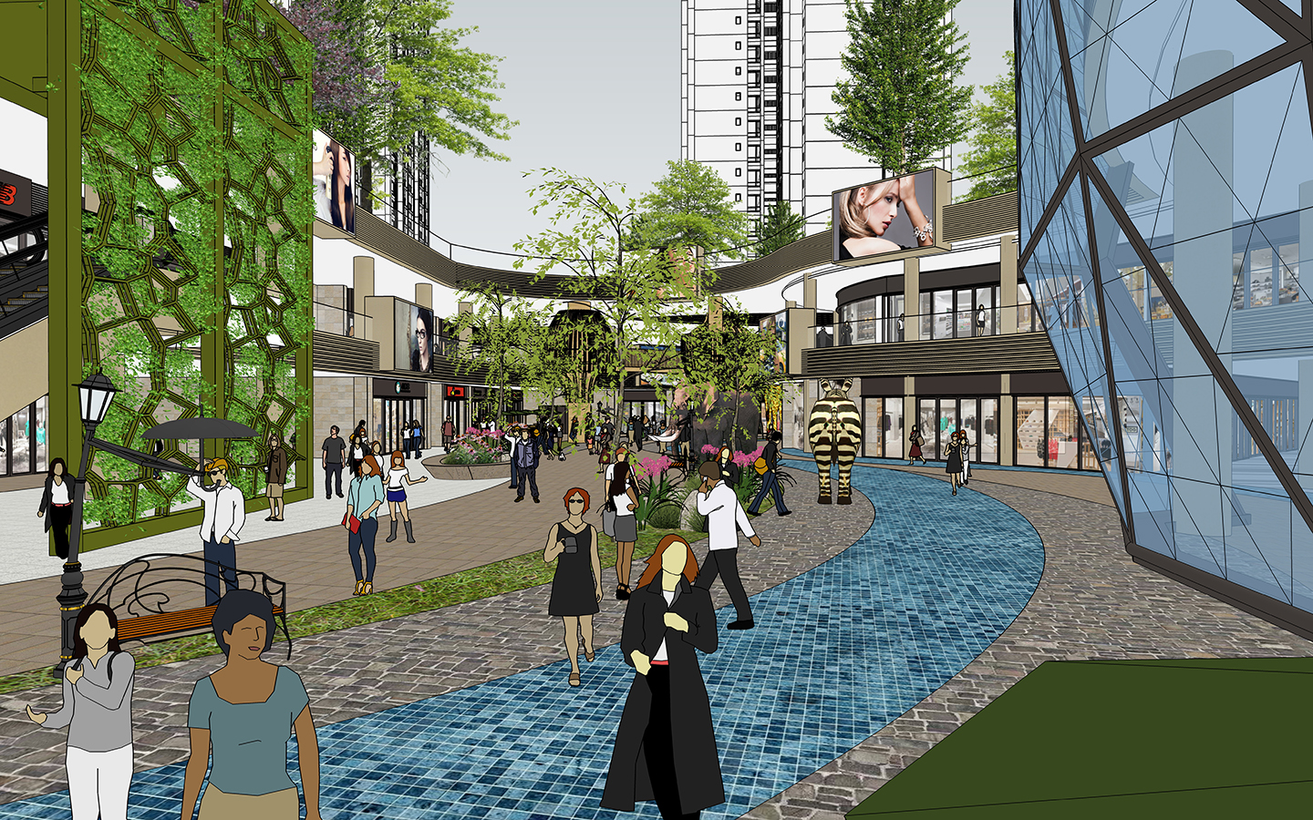 【购物中心设计】金园世纪城购物中心案例分享-15