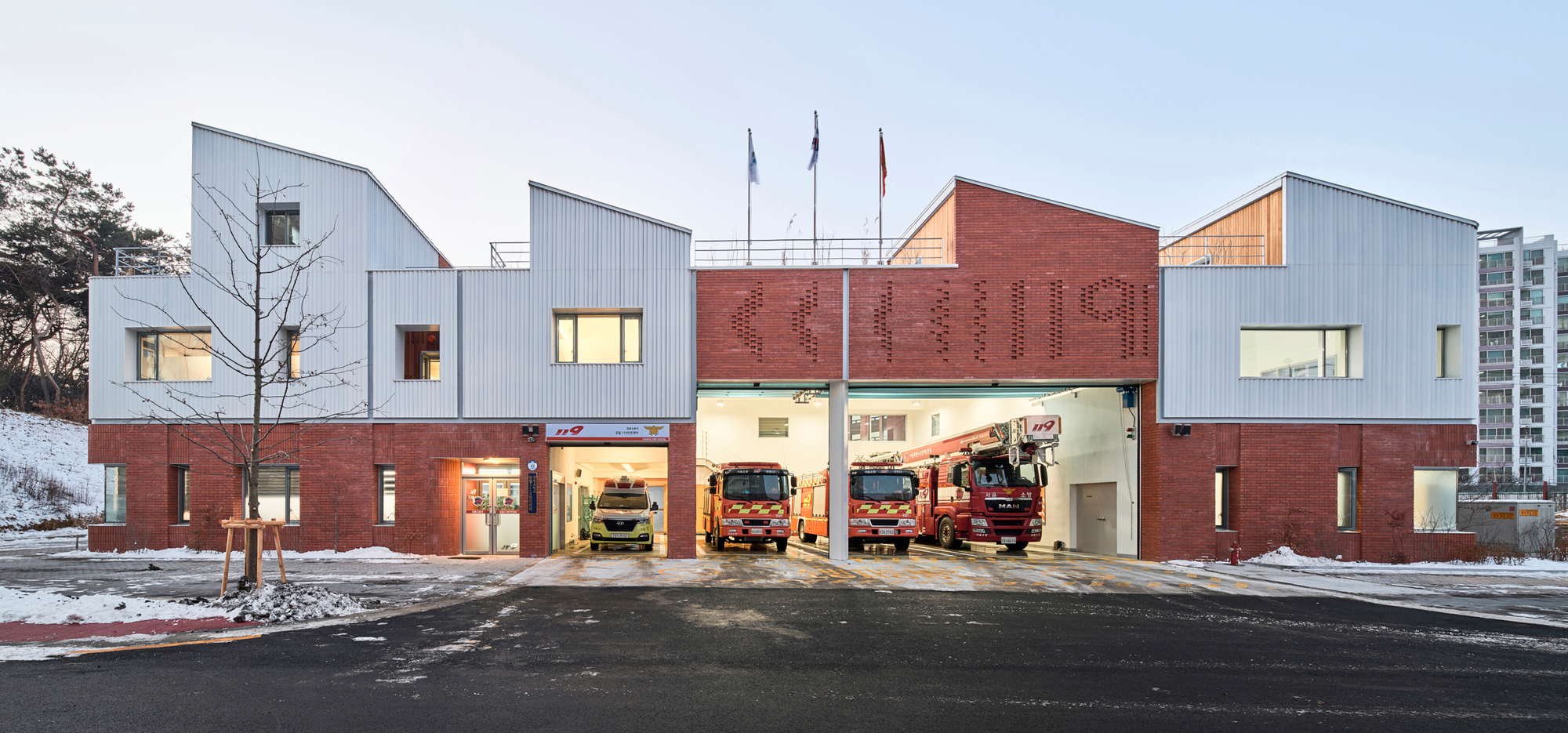 Gangil 119 消防站丨韩国首尔丨OALab-37