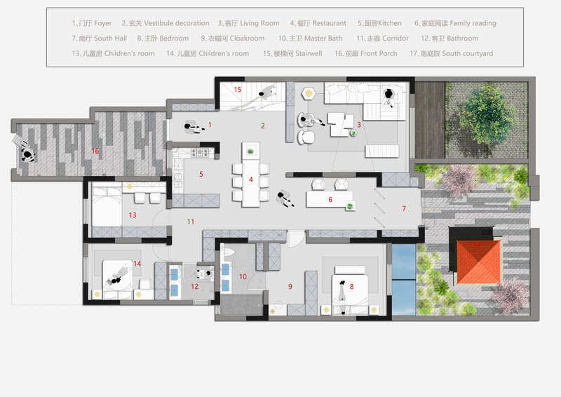 归德华府 480 平大平层设计-4