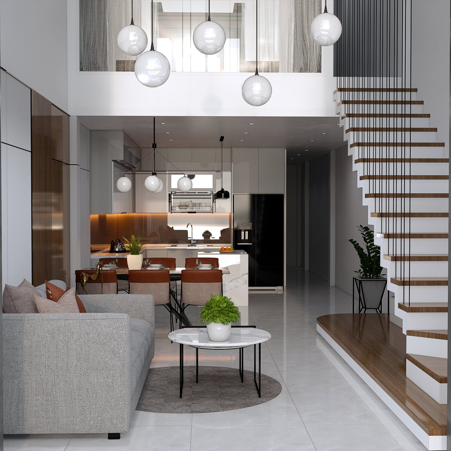 Sketchup客厅室内模型丨Tran Huy-7