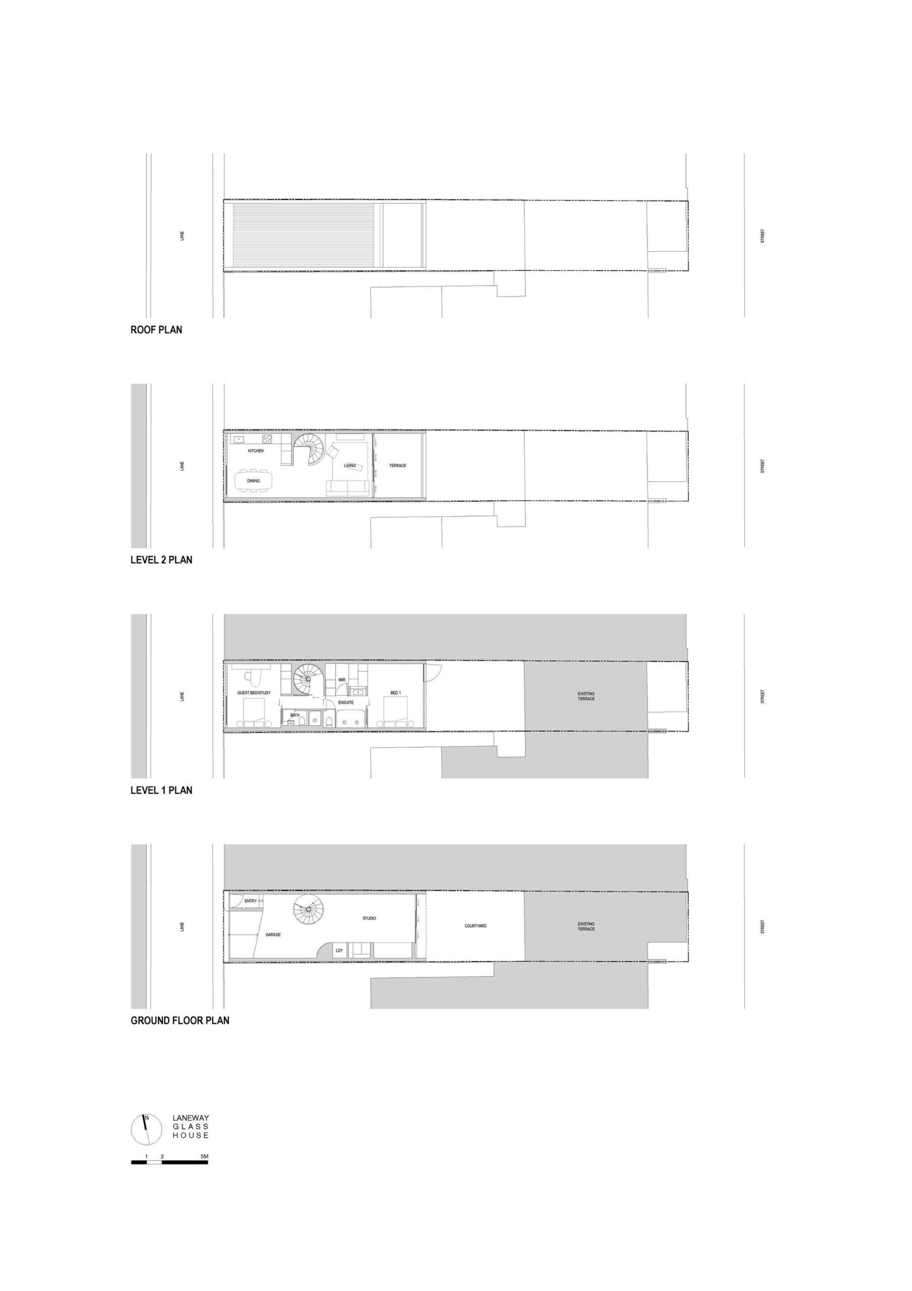 小巷玻璃屋丨澳大利亚悉尼丨Brad Swartz Architects-57