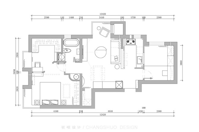 28万元三居69平米装修案例丨中国北京-21