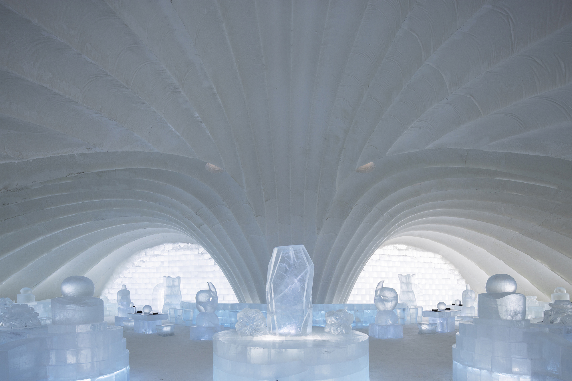 Ice Restaurant, The 21st ICE& SNOW WORLD / International Ice Snow Architecture Innovation Research Center + Architecture School, Harbin Institute of Technology-25
