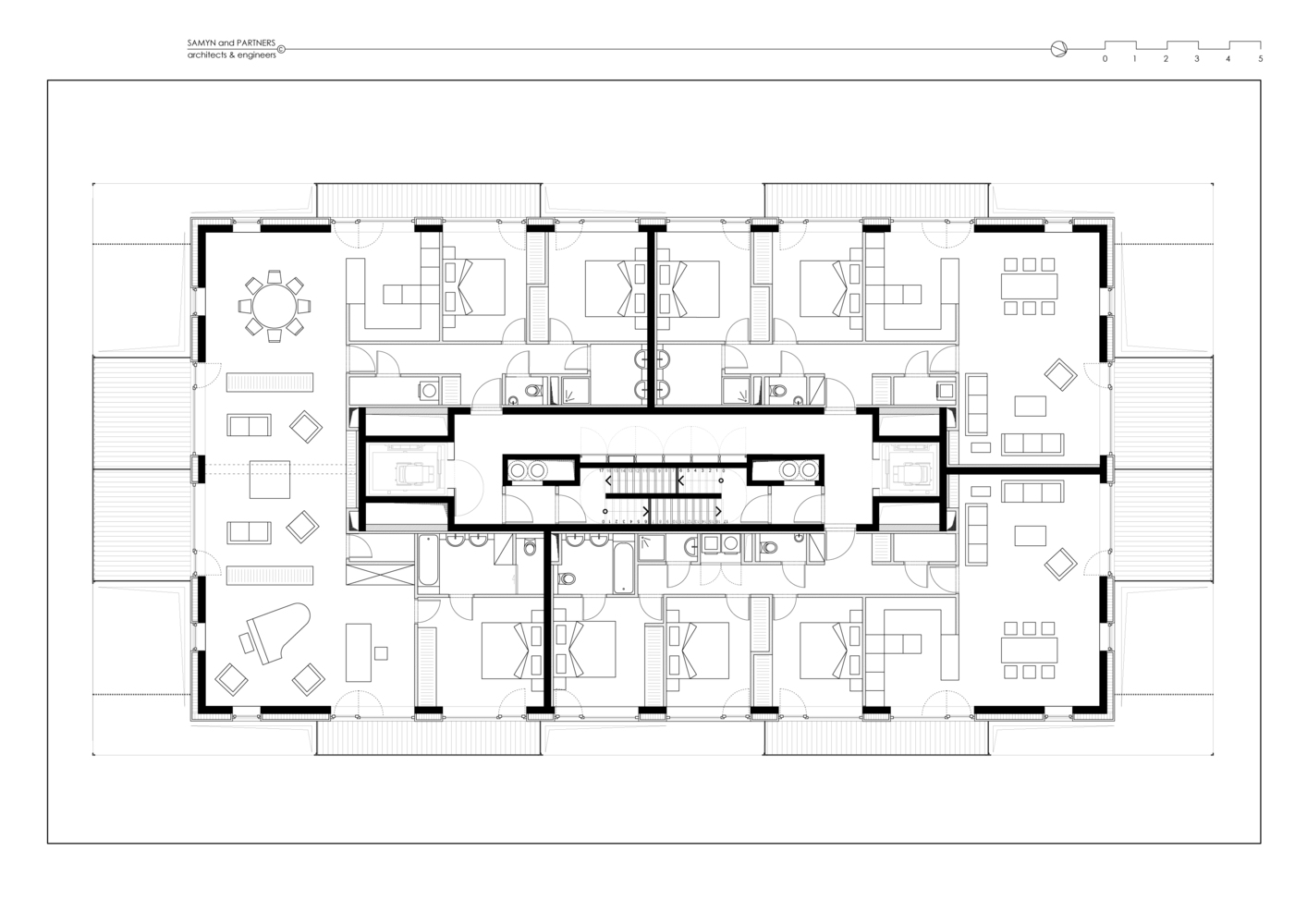 比利时 KTower 垂直城市公寓丨Philippe Samyn and Partners-11