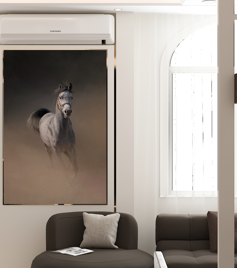 客厅兼餐厅丨埃及开罗丨3Ds MAx,Revit,Photoshop-11