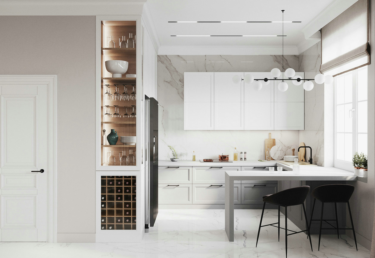 浅色系轻盈优雅的住宅-12