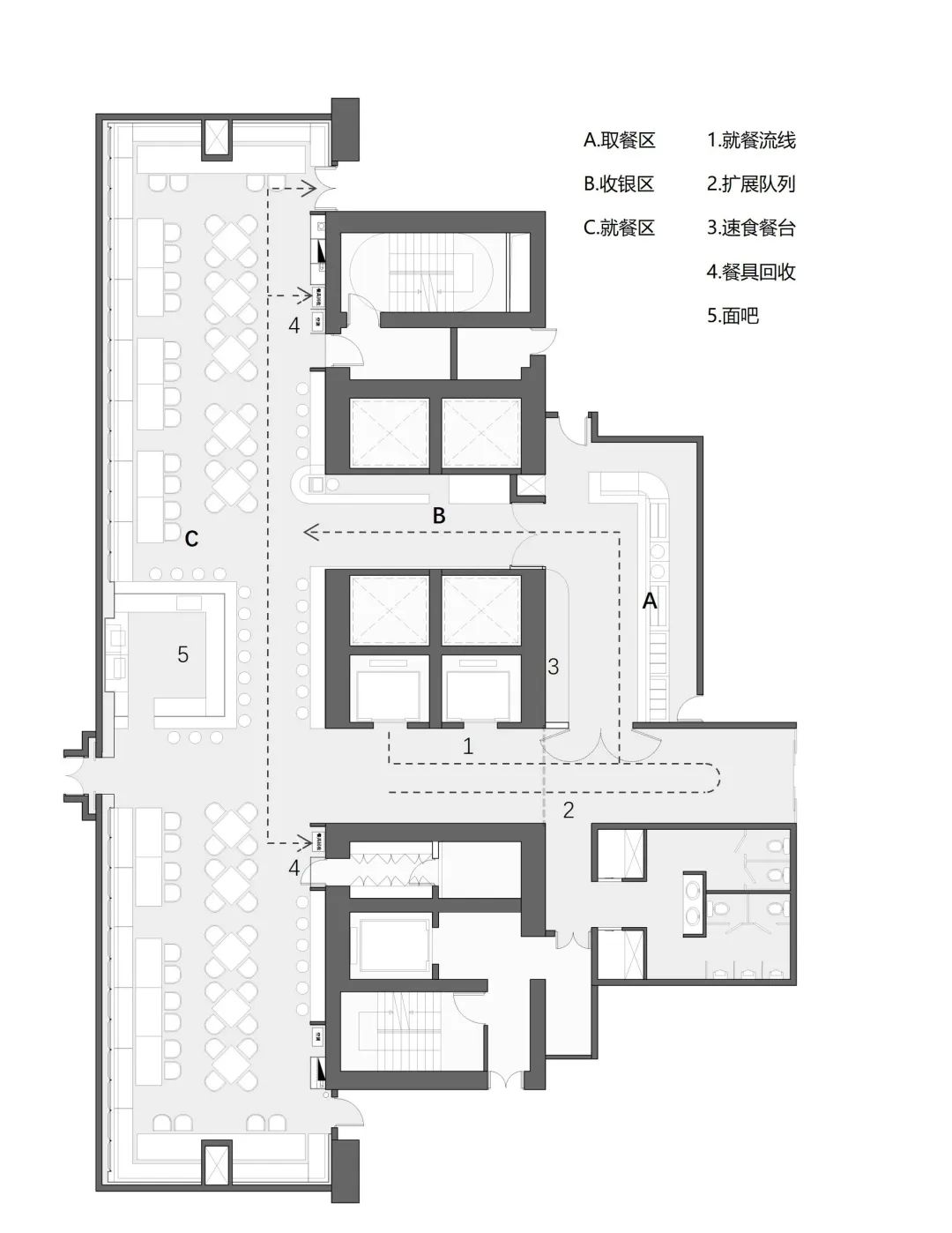 黄浦中心员工食堂餐饮空间丨中国上海丨上海中房建筑设计有限公司-62