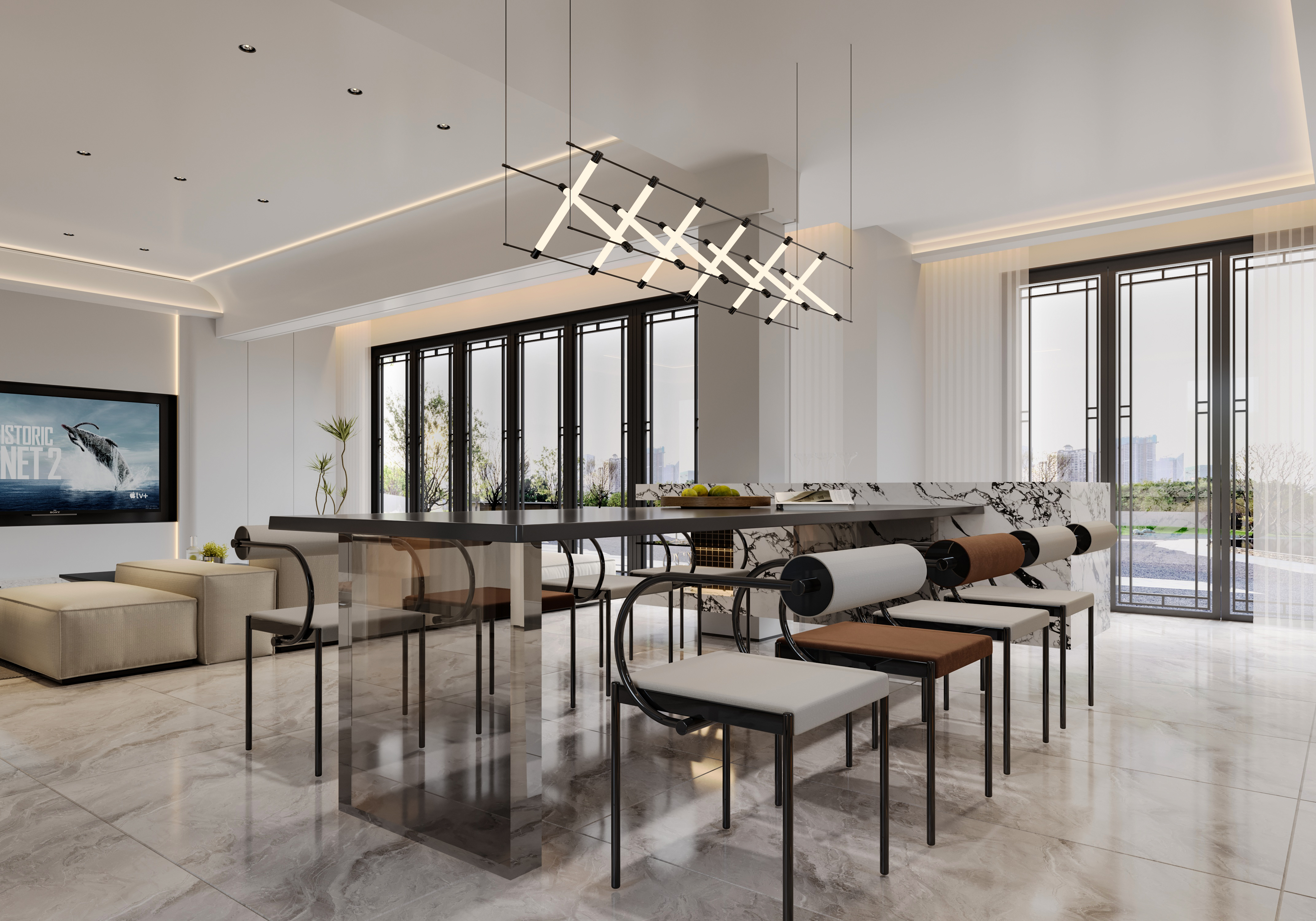 空间的情绪 黑与白营造温馨-8