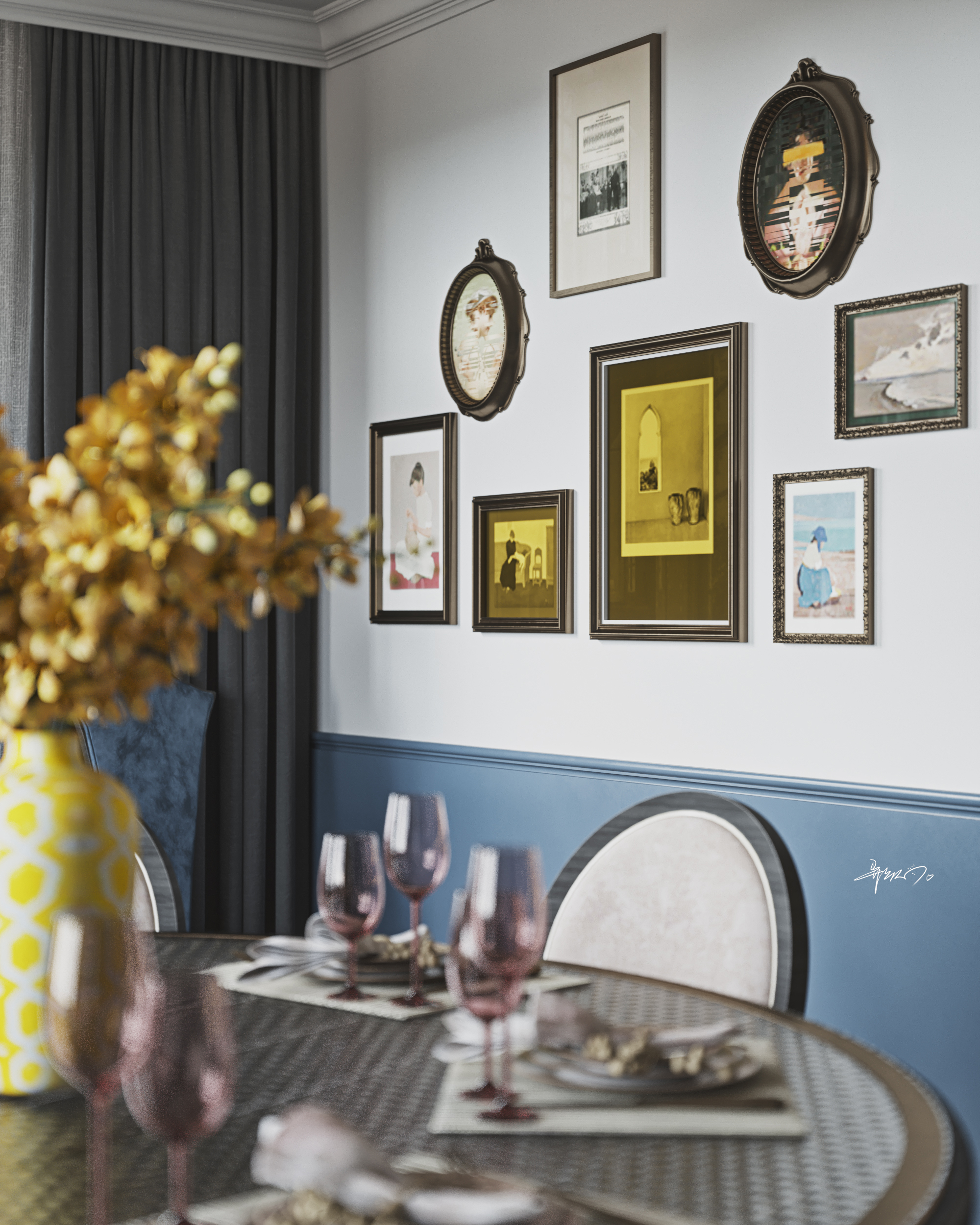 现代美式风格打造舒适生活空间-6