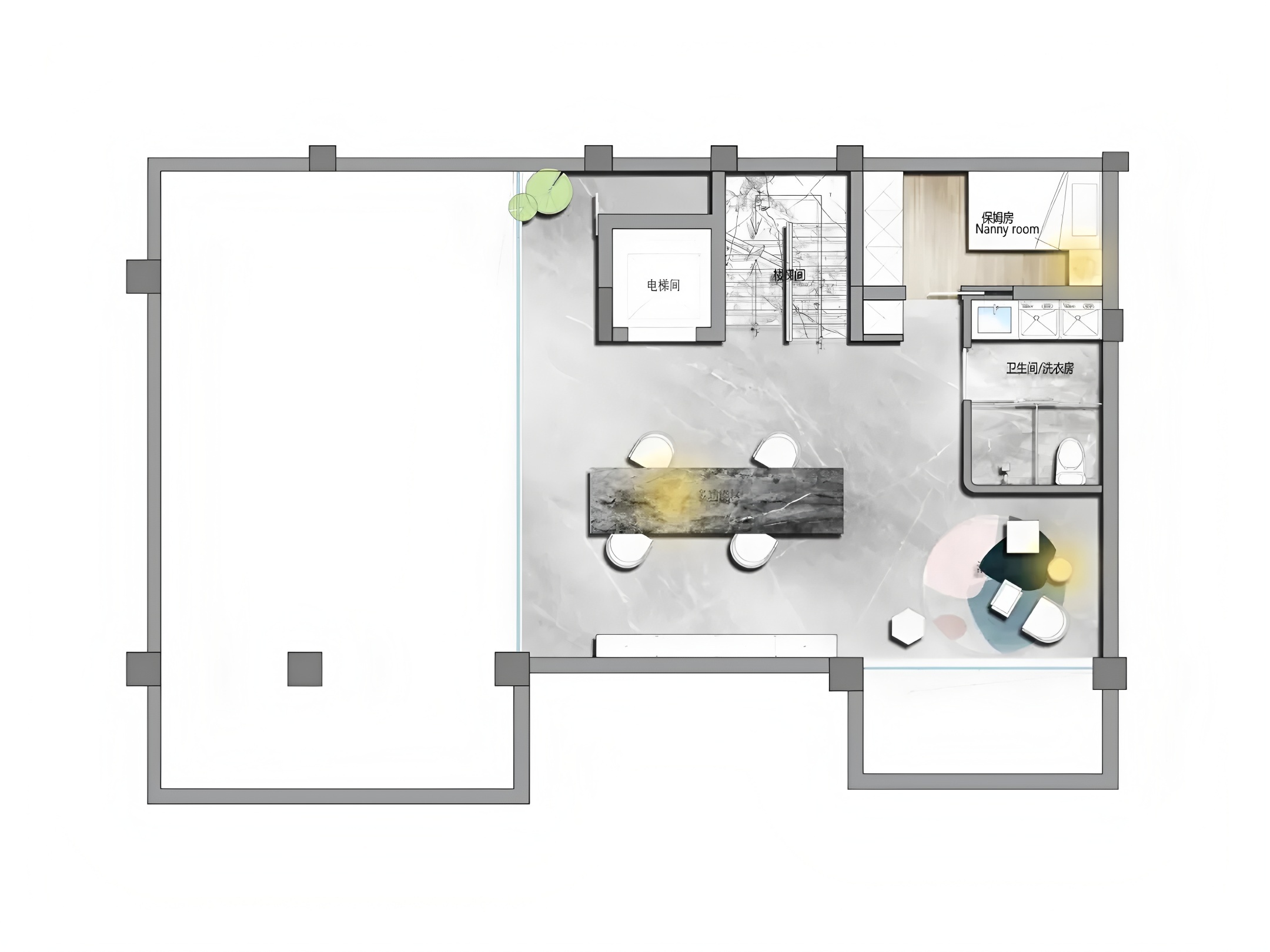 上海520m²无界艺邸丨中国上海丨栖檐设计-62