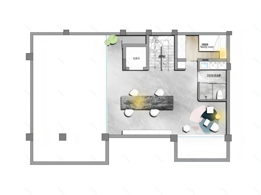 上海520m²无界艺邸丨中国上海丨栖檐设计-62