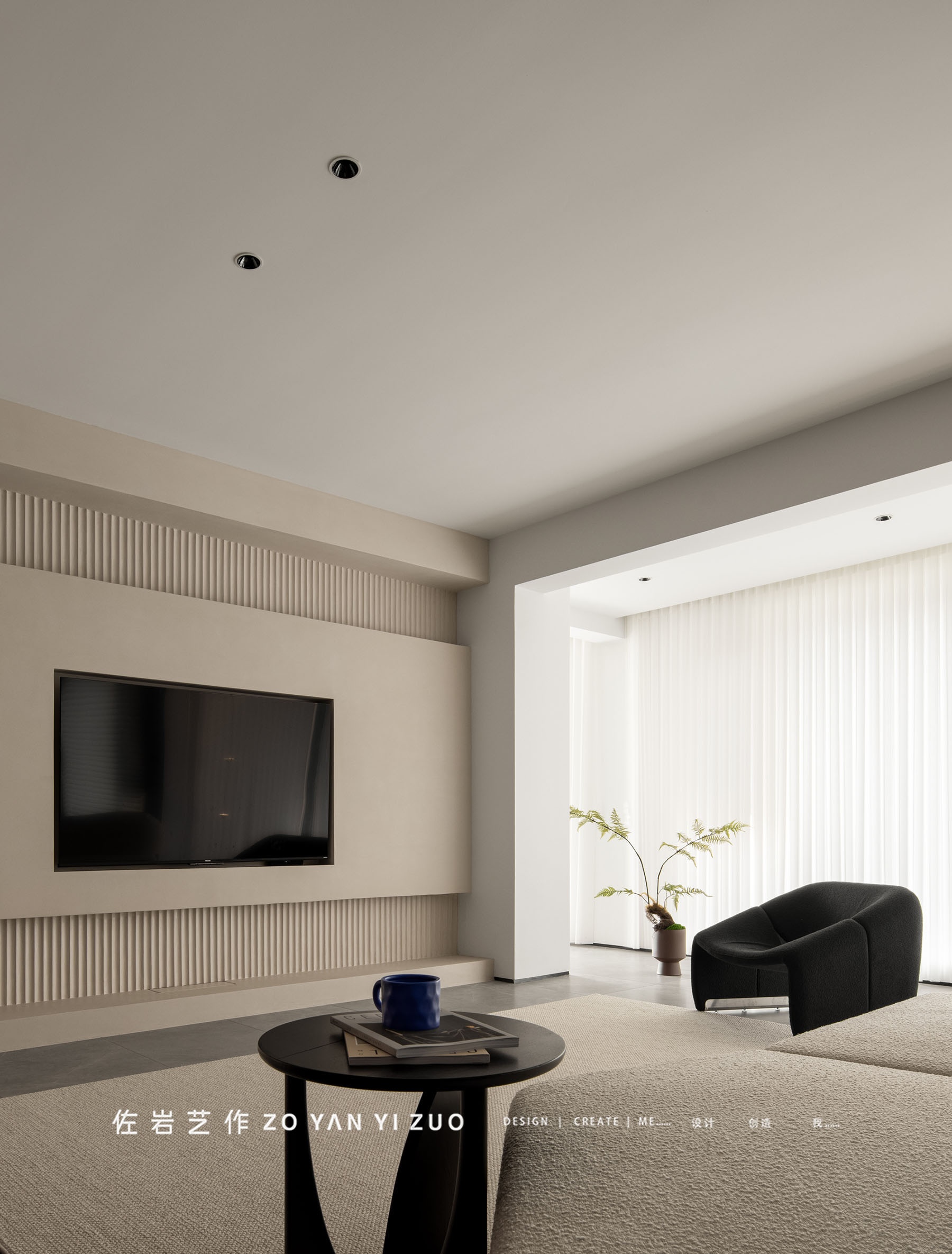 140㎡现代极简北欧风之家丨佐岩艺作-11